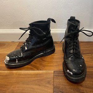 Dr. Martens 1460 MONO SMOOTH LEATHER LACE UP BOOTS